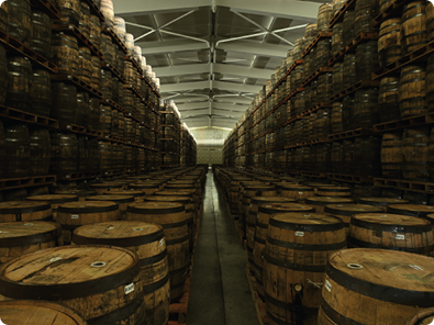 Tafias añejas para ron